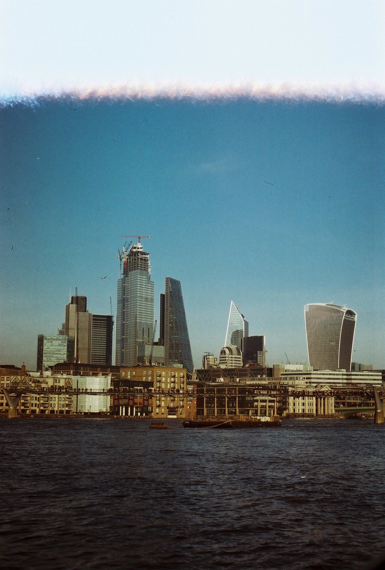 London skyline across the Thames